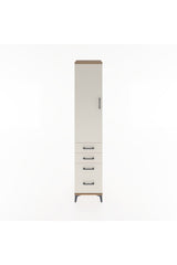 Hyperion Dolap 2 Raflı 4 Çekmeceli Tek Askılı 44x44x221