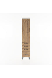 Hyperion Dolap 3 Raflı 4 Çekmeceli Tek Kapaklı 44x44x221 Aytaşı-Çam