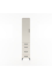 Hyperion Dolap 3 Raflı 4 Çekmeceli Tek Kapaklı 44x44x221 Aytaşı-Aytaşı