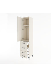 Hyperion Dolap 2 Raflı 4 Çekmeceli Tek Askılı 44x44x221 Aytaşı-Aytaşı