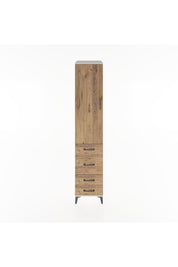 Hyperion Dolap 2 Raflı 4 Çekmeceli Tek Askılı 44x44x221 Aytaşı-Çam