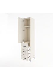 Hyperion Dolap 2 Raflı 4 Çekmeceli Tek Askılı 44x44x221 Aytaşı-Aytaşı