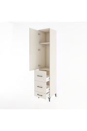 Hyperion Dolap 2 Raflı 3 Çekmeceli Tek Askılı 44x44x221 Aytaşı-Aytaşı