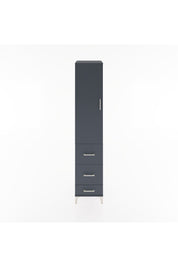 Hyperion Dolap 2 Raflı 3 Çekmeceli Tek Askılı 44x44x221 Antrasit-Antrasit