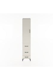 Hyperion Dolap 3 Raflı 3 Çekmeceli Tek Kapaklı 44x44x221 Aytaşı-Aytaşı