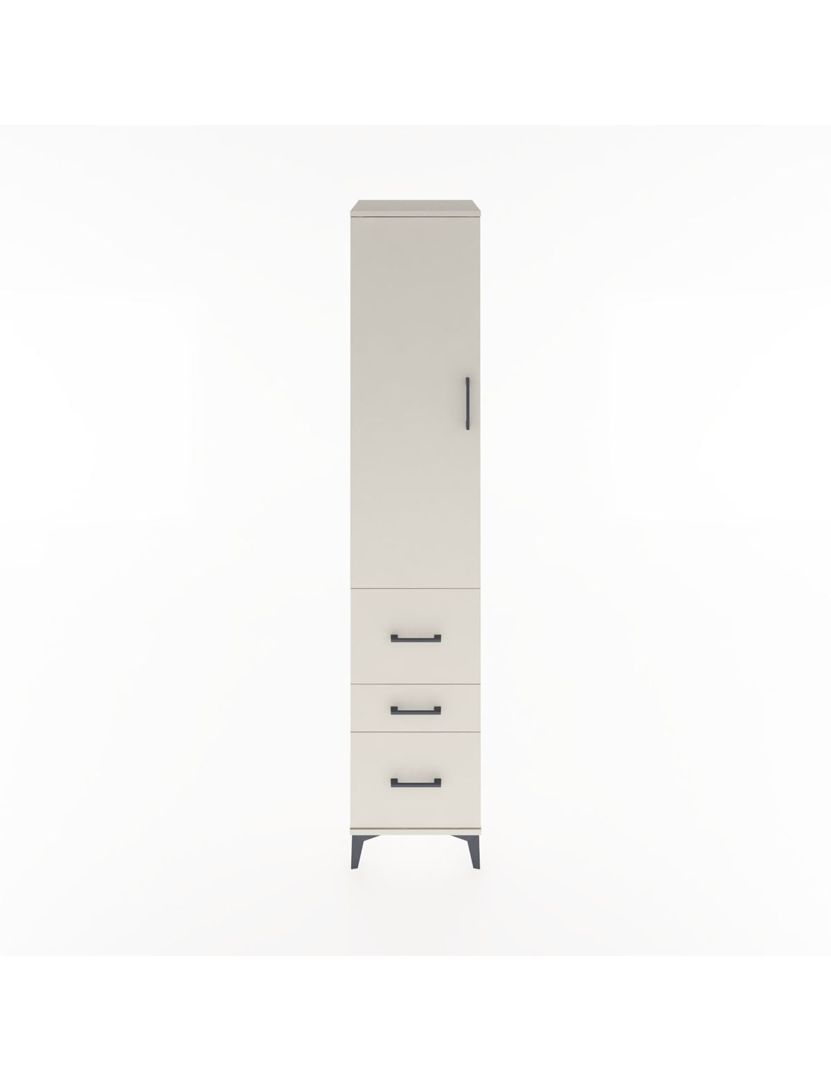 Hyperion Dolap 2 Raflı 3 Çekmeceli Tek Askılı 44x44x221 Aytaşı-Aytaşı