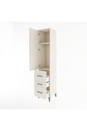 Hyperion Dolap 2 Raflı 3 Çekmeceli Tek Askılı 44x44x221 Aytaşı-Aytaşı