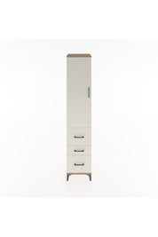 Hyperion Dolap 2 Raflı 3 Çekmeceli Tek Askılı 44x44x221 Çam-Aytaşı