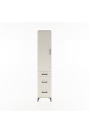 Hyperion Dolap 3 Raflı 3 Çekmeceli Tek Kapaklı 44x44x221 Aytaşı-Aytaşı