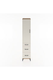 Hyperion Dolap 3 Raflı 3 Çekmeceli Tek Kapaklı 44x44x221 Çam-Aytaşı