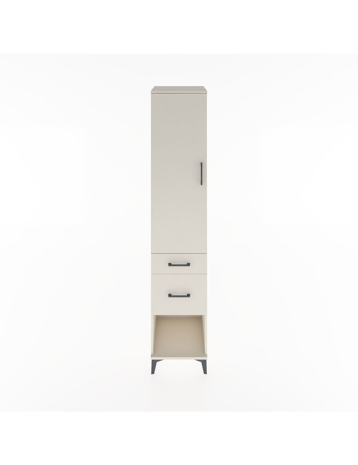 Hyperion Dolap 2 Raflı 2 Çekmeceli Tek Askılı 44x44x221 Aytaşı-Aytaşı