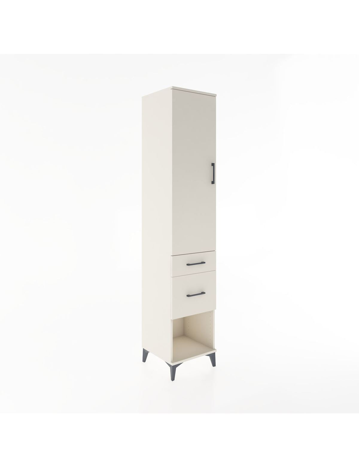 Hyperion Dolap 2 Raflı 2 Çekmeceli Tek Askılı 44x44x221 Aytaşı-Aytaşı