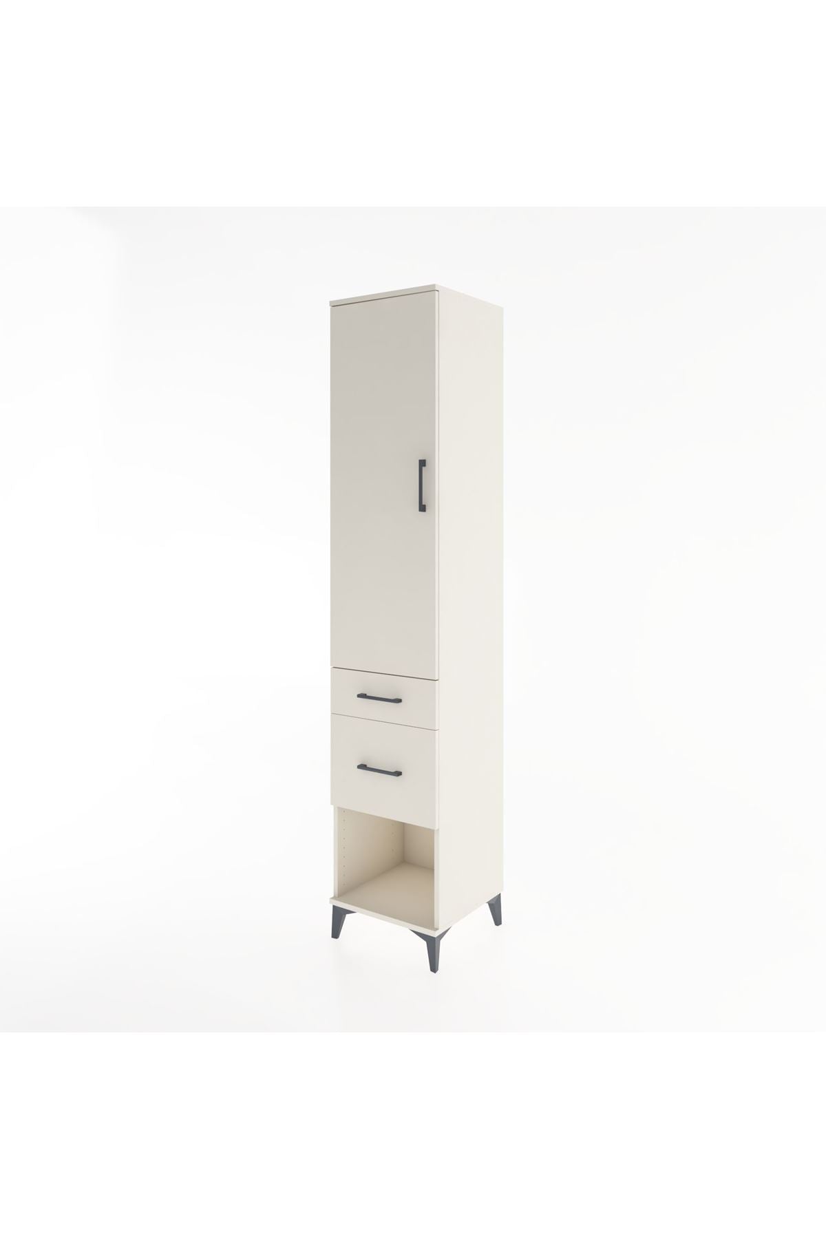 Hyperion Dolap 2 Raflı 2 Çekmeceli Tek Askılı 44x44x221 Aytaşı-Aytaşı