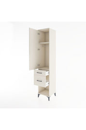 Hyperion Dolap 2 Raflı 2 Çekmeceli Tek Askılı 44x44x221 Aytaşı-Aytaşı