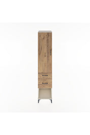 Hyperion Dolap 2 Raflı 2 Çekmeceli Tek Askılı 44x44x221 Aytaşı-Çam