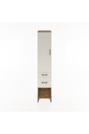 Hyperion Dolap 3 Raflı 2 Çekmeceli Tek Kapaklı 44x44x221 Çam-Aytaşı