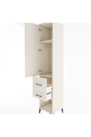 Hyperion Dolap 2 Raflı 2 Çekmeceli Tek Askılı 44x44x221 Aytaşı-Aytaşı