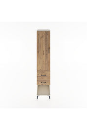 Hyperion Dolap 2 Raflı 2 Çekmeceli Tek Askılı 44x44x221 Aytaşı-Çam