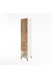 Hyperion Dolap 2 Raflı 2 Çekmeceli Tek Askılı 44x44x221 Aytaşı-Çam