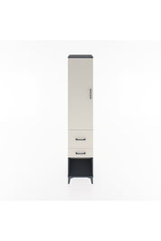 Hyperion Dolap 2 Raflı 2 Çekmeceli Tek Askılı 44x44x221 Antrasit-Aytaşı