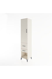 Hyperion Dolap 3 Raflı 2 Çekmeceli Tek Kapaklı 44x44x221 Aytaşı-Aytaşı