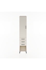 Hyperion Dolap 2 Raflı 3 Çekmeceli Tek Kapaklı 44x44x221 Aytaşı-Aytaşı