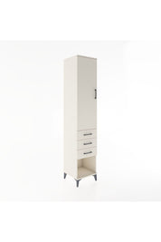 Hyperion Dolap 2 Raflı 3 Çekmeceli Tek Kapaklı 44x44x221 Aytaşı-Aytaşı