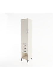 Hyperion Dolap 2 Raflı 3 Çekmeceli Tek Kapaklı 44x44x221 Aytaşı-Aytaşı