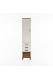 Hyperion Dolap 2 Raflı 3 Çekmeceli Tek Kapaklı 44x44x221 Çam-Aytaşı