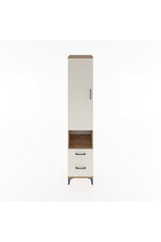 Hyperion Dolap 3 Raflı 2 Çekmeceli Tek Askılı 44x44x221 Çam-Aytaşı