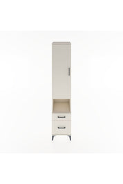 Hyperion Dolap 4 Raflı 2 Çekmeceli Tek Kapaklı 44x44x221 Aytaşı-Aytaşı