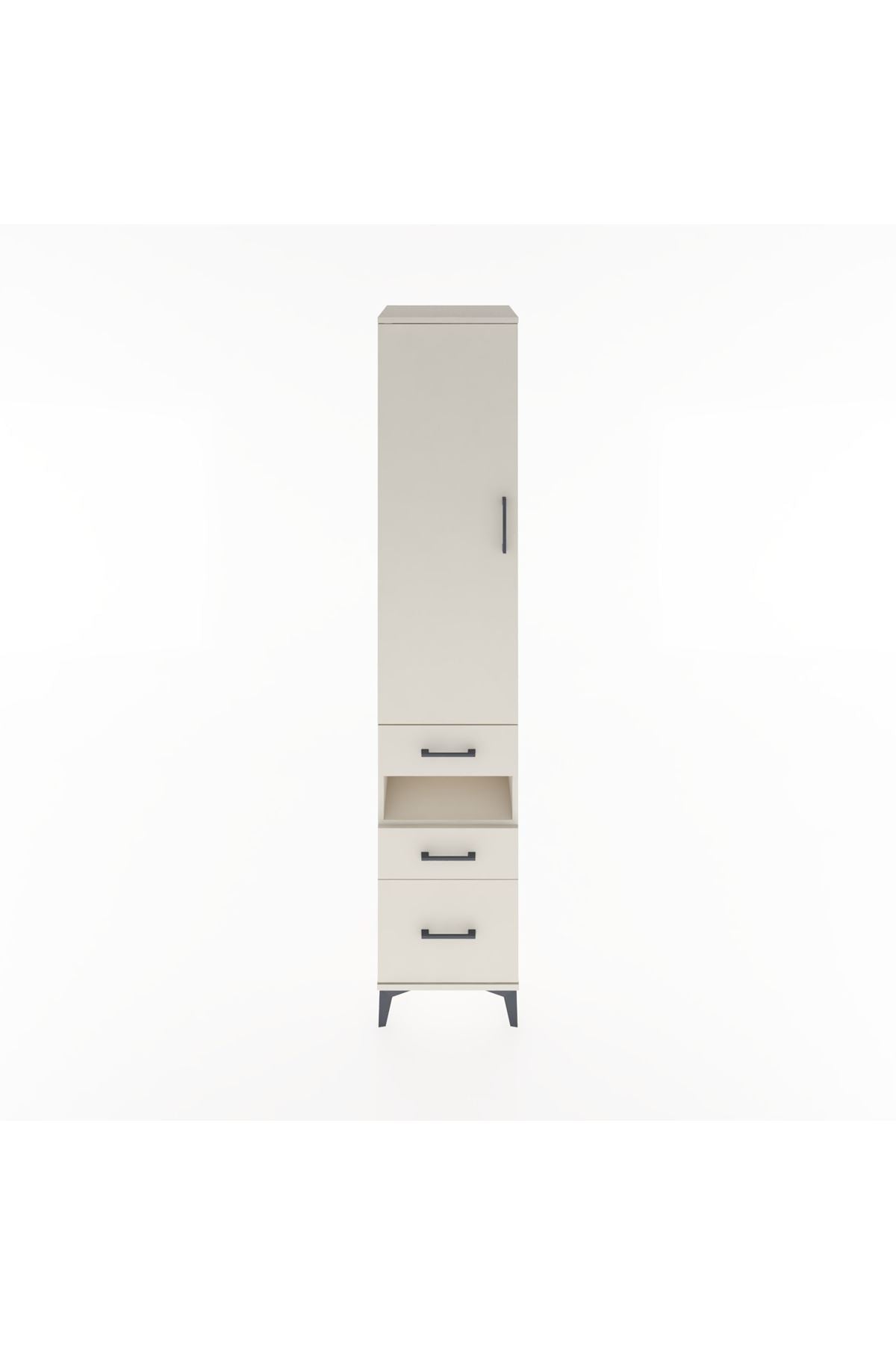 Hyperion Dolap 3 Raflı 3 Çekmeceli Tek Askılı 44x44x221 Aytaşı-Aytaşı