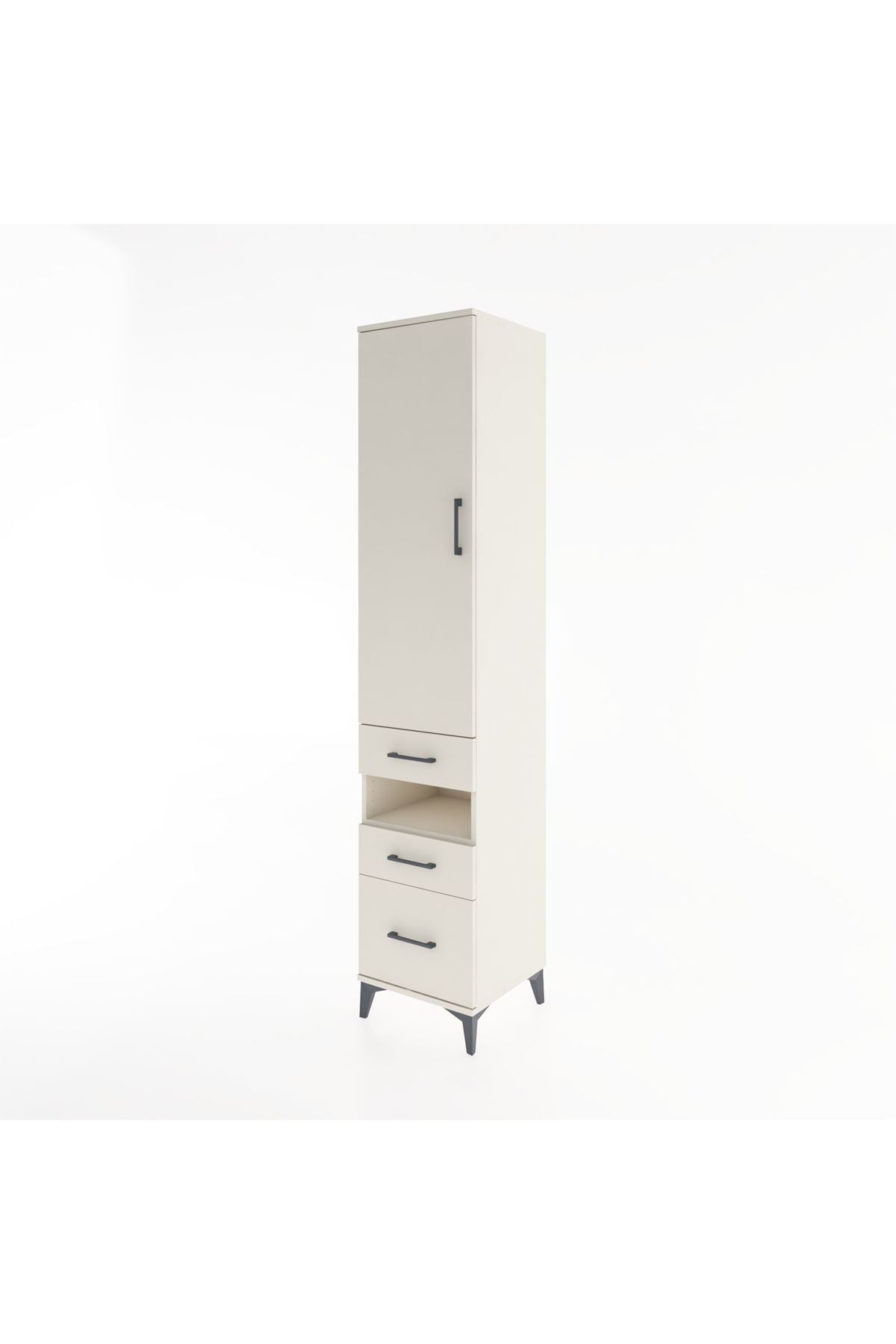 Hyperion Dolap 3 Raflı 3 Çekmeceli Tek Askılı 44x44x221 Aytaşı-Aytaşı