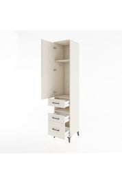 Hyperion Dolap 3 Raflı 3 Çekmeceli Tek Askılı 44x44x221 Aytaşı-Aytaşı