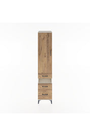 Hyperion Dolap 3 Raflı 3 Çekmeceli Tek Askılı 44x44x221 Aytaşı-Çam