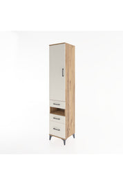 Hyperion Dolap 3 Raflı 3 Çekmeceli Tek Askılı 44x44x221 Çam-Aytaşı