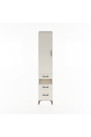 Hyperion Dolap 4 Raflı 3 Çekmeceli Tek Kapaklı 44x44x221 Aytaşı-Aytaşı