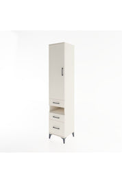 Hyperion Dolap 4 Raflı 3 Çekmeceli Tek Kapaklı 44x44x221 Aytaşı-Aytaşı