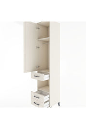 Hyperion Dolap 3 Raflı 3 Çekmeceli Tek Askılı 44x44x221 Aytaşı-Aytaşı