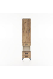 Hyperion Dolap 3 Raflı 3 Çekmeceli Tek Askılı 44x44x221 Aytaşı-Çam