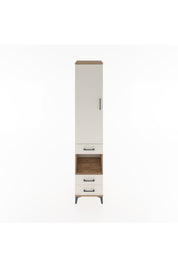 Hyperion Dolap 3 Raflı 3 Çekmeceli Tek Askılı 44x44x221 Çam-Aytaşı