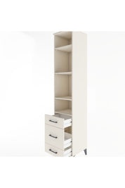 Hyperion Dolap 4 Raflı 3 Çekmeceli 44x44x221 - S61M083V1B