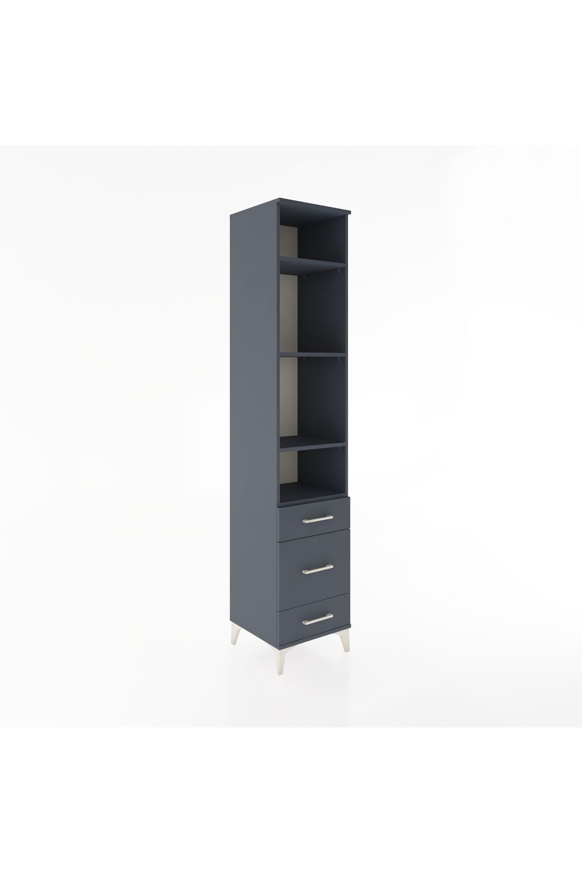 Hyperion Dolap 4 Raflı 3 Çekmeceli 44x44x221 - S61M083V5B