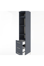 Hyperion Dolap 4 Raflı 3 Çekmeceli 44x44x221 - S61M083V5B
