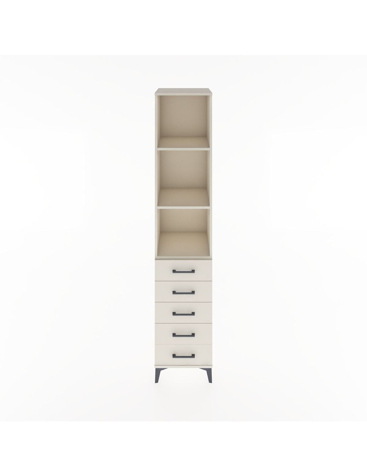 Hyperion Dolap 3 Raflı 5 Çekmeceli 44x44x221 Aytaşı-Aytaşı