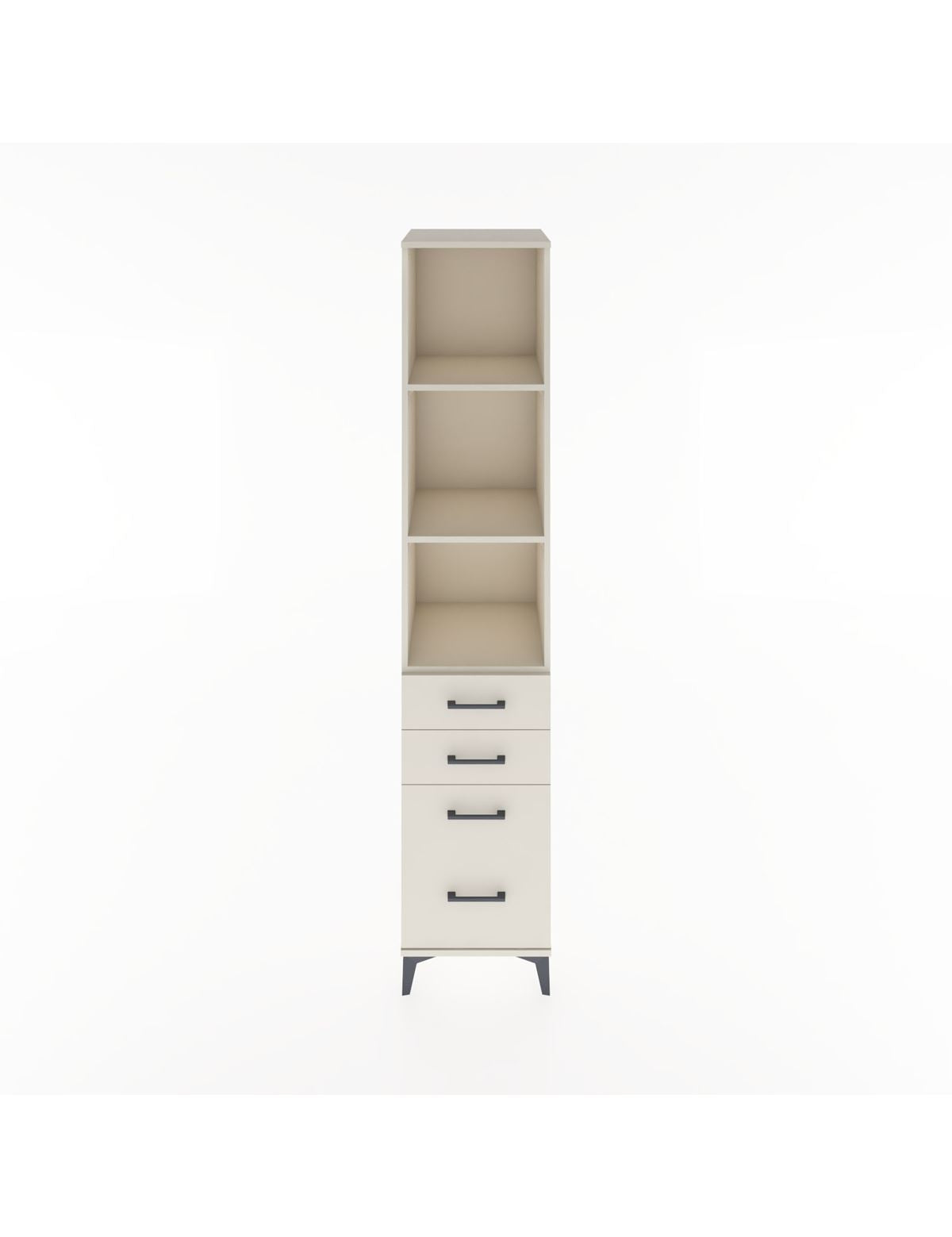 Hyperion Dolap 3 Raflı 4 Çekmeceli 44x44x221 Aytaşı-Aytaşı