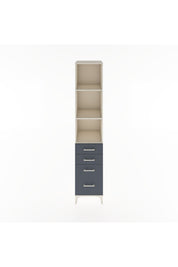 Hyperion Dolap 3 Raflı 4 Çekmeceli 44x44x221 Aytaşı-Antrasit