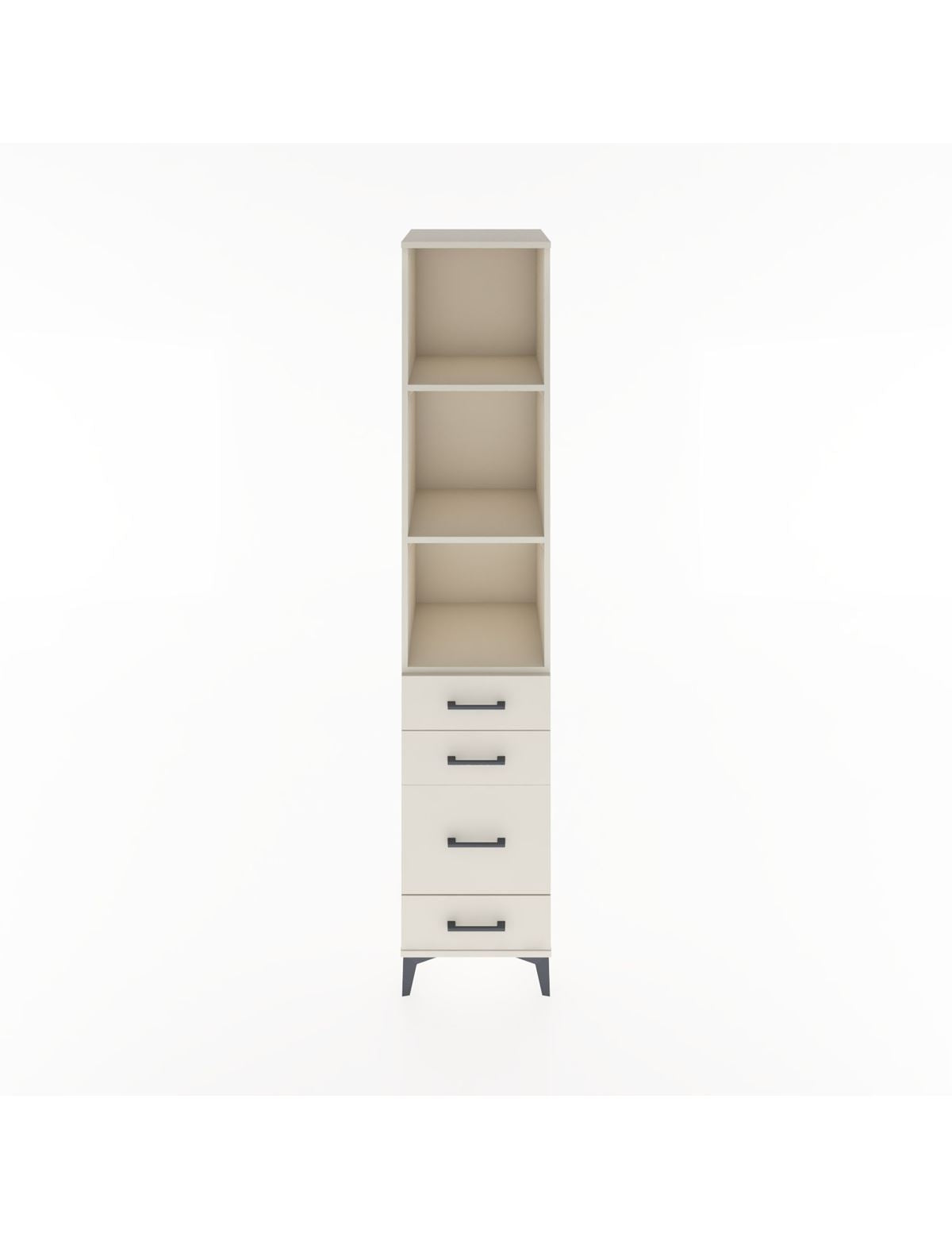 Hyperion Dolap 3 Raflı 4 Çekmeceli 44x44x221 Aytaşı-Aytaşı