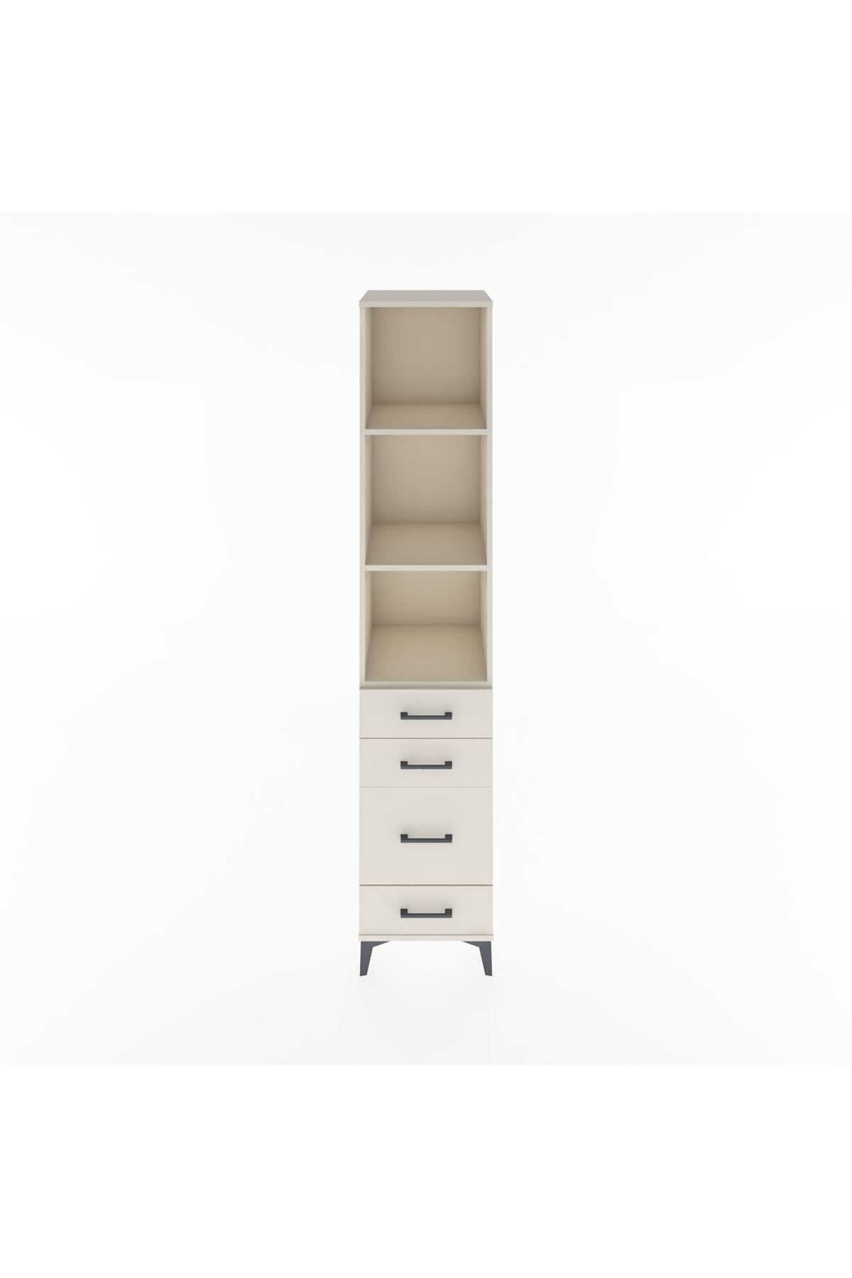 Hyperion Dolap 3 Raflı 4 Çekmeceli 44x44x221 Aytaşı-Aytaşı