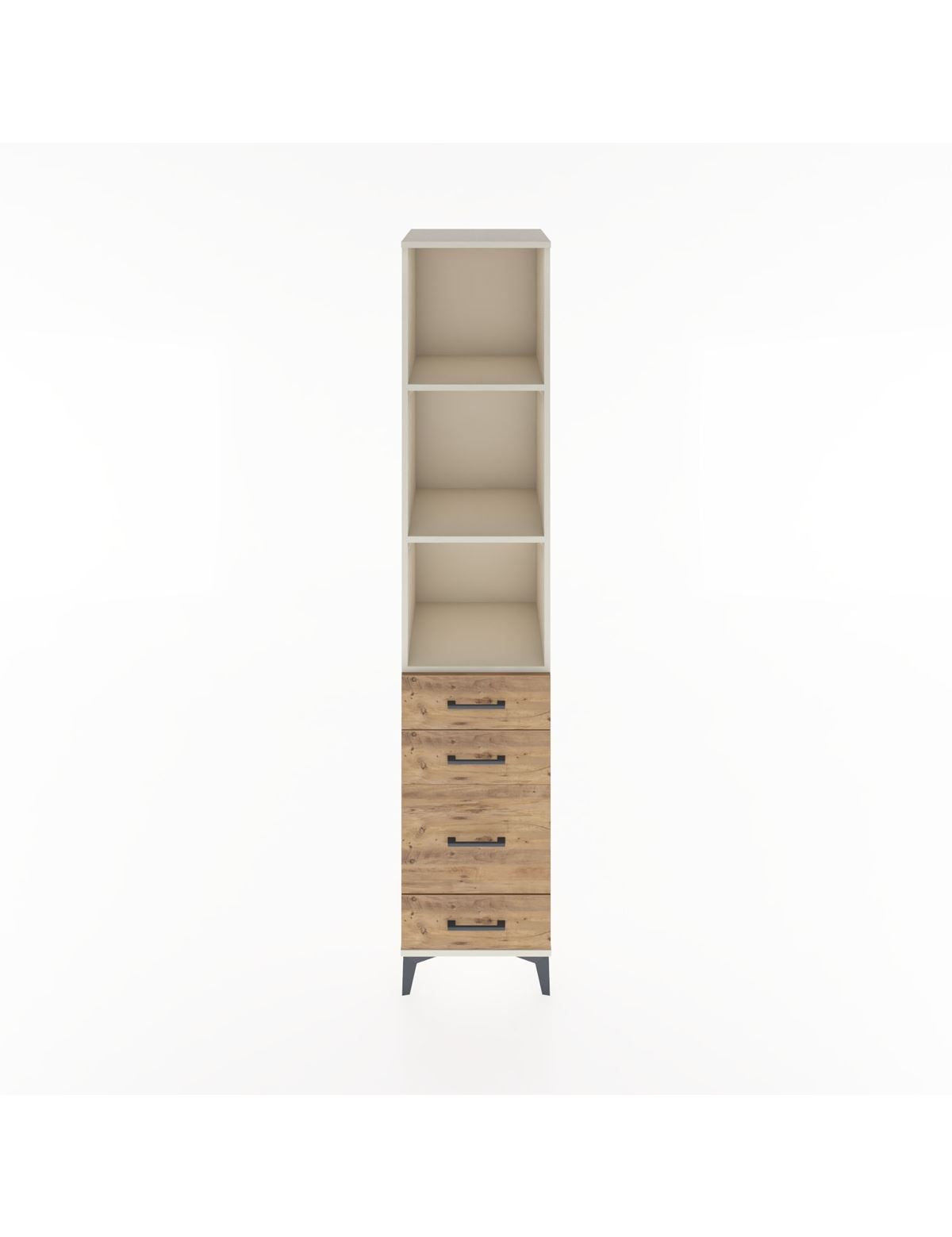 Hyperion Dolap 3 Raflı 4 Çekmeceli 44x44x221 Aytaşı-Çam